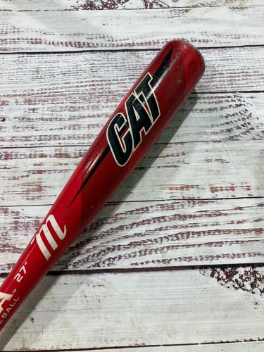 2019 Marucci CAT Alloy Bat USABat Certified (-10) Alloy 17 oz 27" (Used)
