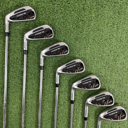 Cobra LTDx Iron Set 5-PW GW KBS Tour 90g Steel Regular Flex Left Handed