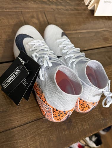 Orange Men's Size M 5.5 (W 6.5) Nike Mercurial Vapor Cleats (New) Elites