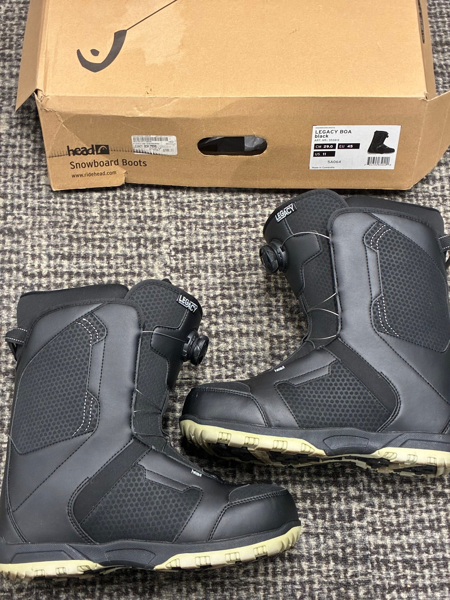 Nidecker Triton BOA Focus Snowboard Boots Medium Flex (Used