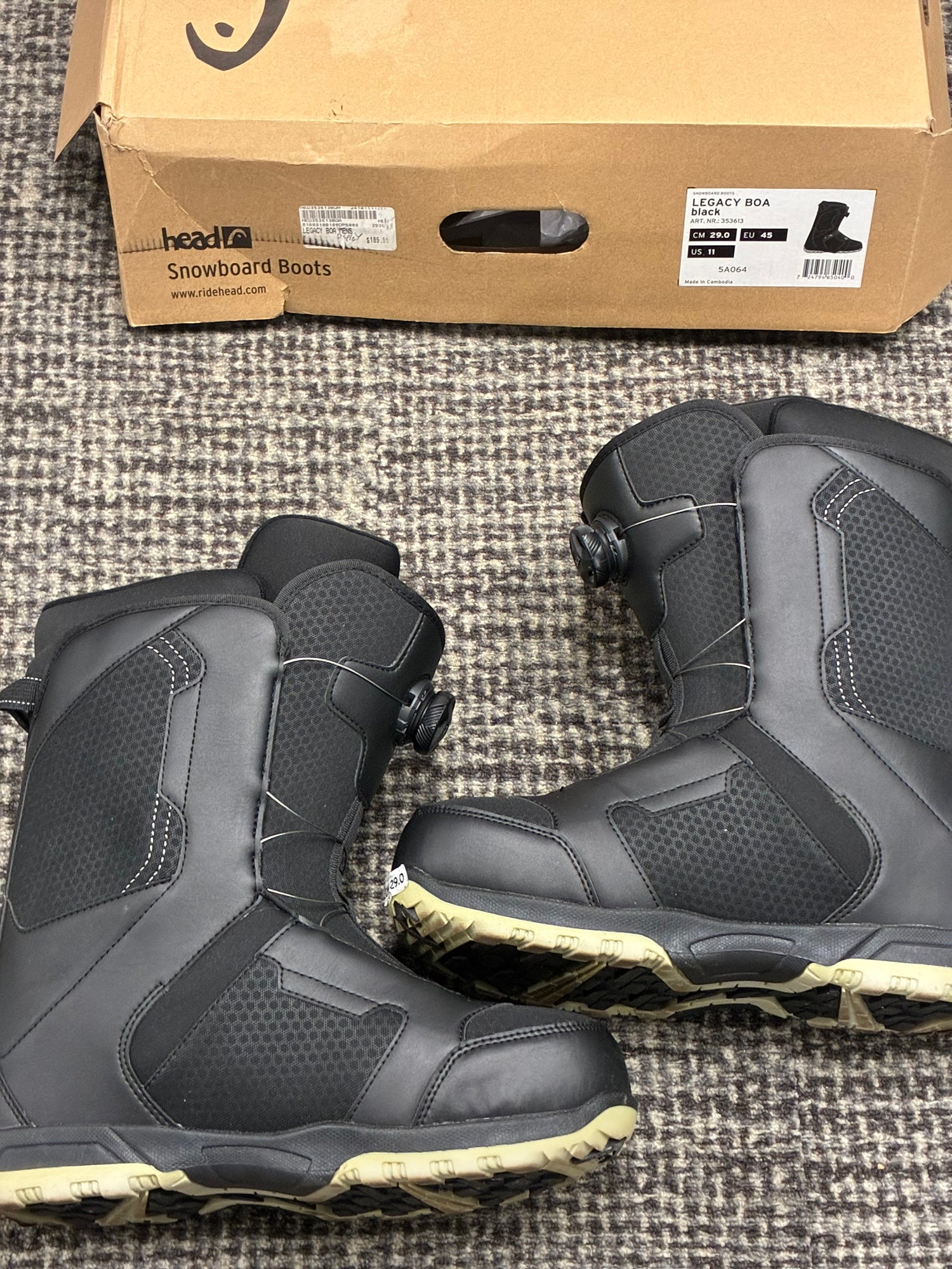 DEELUXE Delta BOA R Snowboard Boots – Unisex Men's 11 / Women's 12