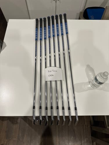 Men's 2022 Mizuno Pro 223 Right Handed Iron Set Stiff Flex (8 Clubs) #4 - #9, PW, GW Steel Shaft