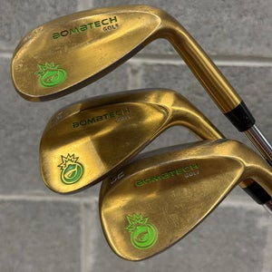Used BombTech Right Handed Wedge Set | 52', 56', 60' | Steel Shafts