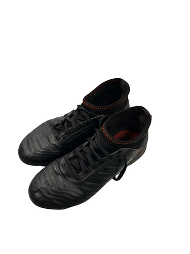 Used Adidas Soccer Cleats Black Junior 01.5 11682-S000095734