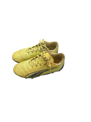 Used Puma Soccer Cleats Yellow Youth 13.0 11682-S000118134