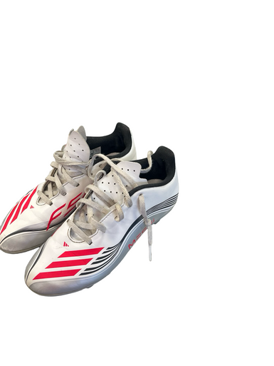 Used Adidas Soccer Cleats White Junior 04 11682-S000127469
