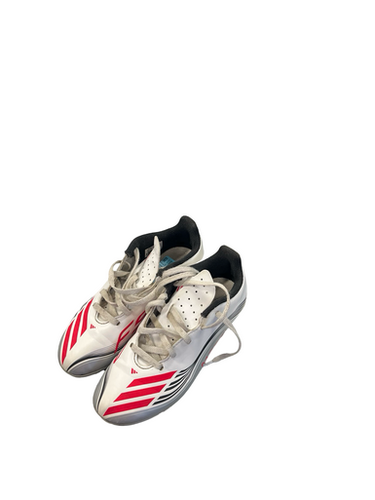 Used Adidas Soccer Cleats White Junior 01.5 11682-S000127470