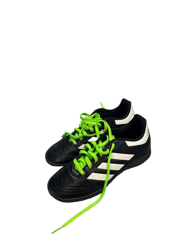 Used Adidas Soccer Indoor Shoes Black Junior 01.5 11682-S000127486