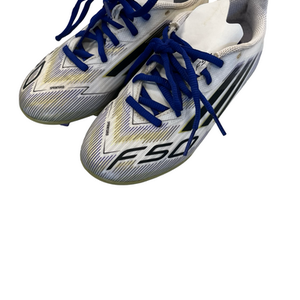 Used Adidas Soccer Cleats White Junior 01.5 11682-S000127491