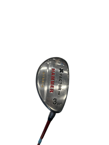 Used X FACTOR HAMMER 3/20 Mens Hybrid Club RH 3 Hybrid 11682-S000127499