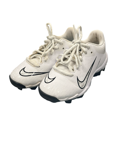 Used Nike SOFTBALL CLEATS BB/SB Cleats White Youth 12.0 11682-S000127532