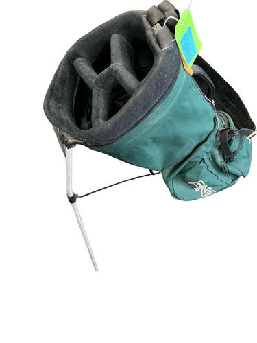 Used Ping 4 WAY HOOFER Mens Stand Bag Green 11682-S000124771