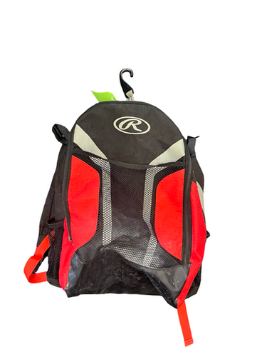 Used Rawlings BACKBAG BB/SB Player Backpack Red 11682-S000126677