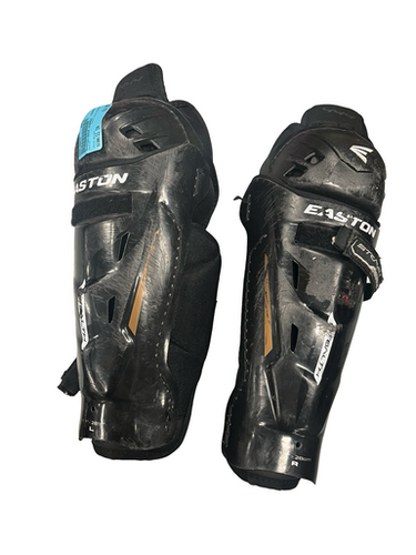 Used Easton SHIN GUARDS Junior Shin Guards Black 11" 11682-S000126672