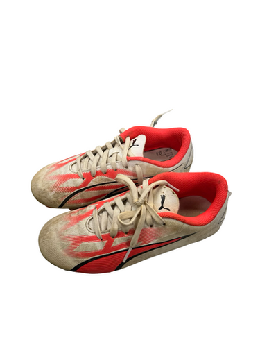 Used Puma Soccer Cleats White Youth 13.0 11682-S000114994