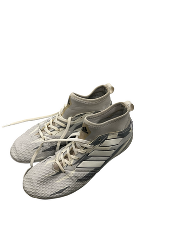Used Adidas Soccer Indoor Shoes White Senior 5 11682-S000119324
