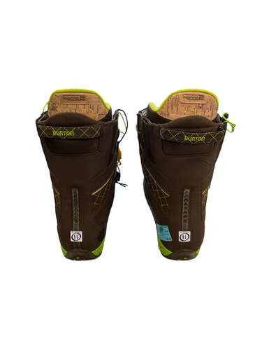 Used Burton IMPRINT 2 Mens Snowboard Boots Brown Senior 11 11682-S000126006