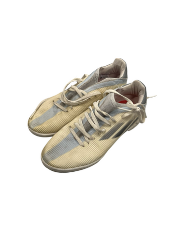 Used Adidas Soccer Indoor Shoes White Junior 05 11682-S000126019