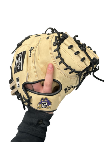 Used Rawlings HEART OF THE HIDE BB/SB Catchers RH Throw Tan 34" 11682-S000126264