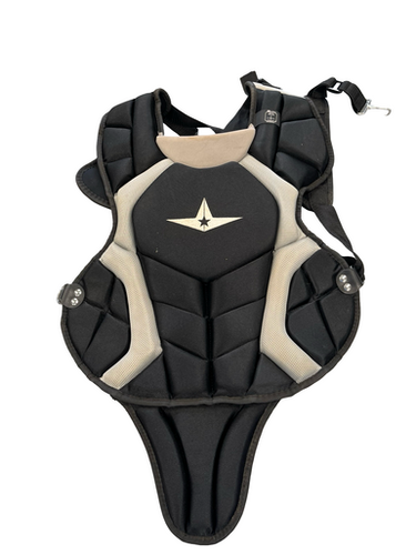 Used All Star CATCHER CHEST Catchers Chest Protector Black Junior 11682-S000127144