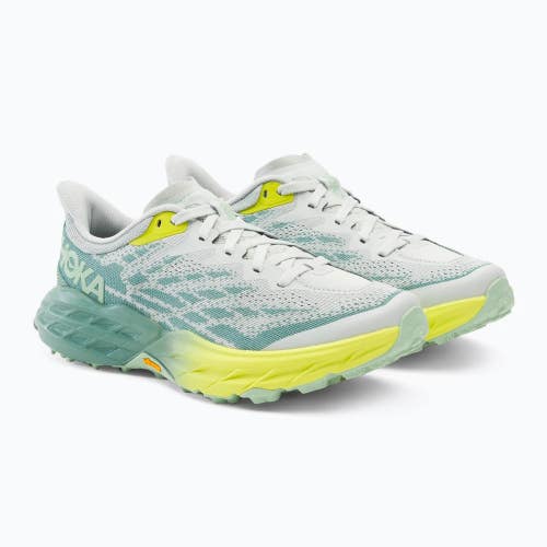 Hoka One One Speedgoat 5 1123160-MTLL Women 7.5 Gray Trail Running Shoe GBNC1656