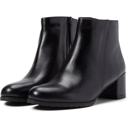 Naturalizer Bay H8064L2001 Boots Womens US 7M Black Leather Ankle Bootie RHS7641