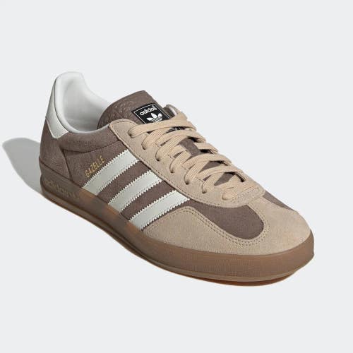 Adidas Gazelle IF9646 Sneakers Men's 9.5 Earth Strata White Indoor Shoes RHS7628