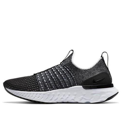 Nike React Phantom Run Flyknit 2 CJ0280-002 Womens 6 Black Running Shoes RHS7555