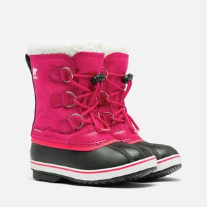Sorel Yoot Pac NY1962-600 Kids 7 Pink Sherpa Lined Waterproof Snow Boots RHS7592