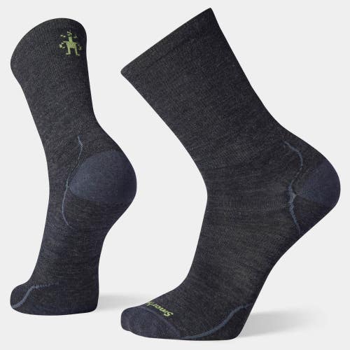 Smartwool Everyday Anchor Line Crew Socks Men's M Charcoal Zero Cushion DDR2855
