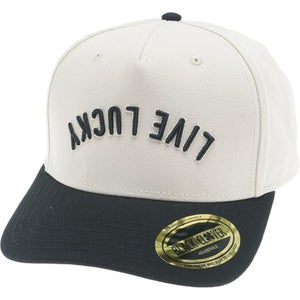 Black Clover Live Lucky Upside Down Luck 1 Unisex OS White Snapback Cap DDR2859