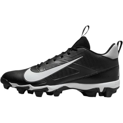 Nike Alpha Menace 4 Shark FN0028-001 Men 11.5 Black White Football Cleat RHS7546