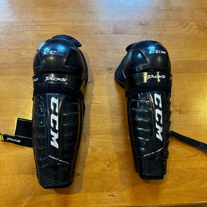 Junior CCM Tacks 12" Shin Pads (Used)
