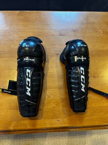 Junior CCM Tacks 12" Shin Pads (Used)