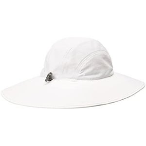 Outdoor Research Oasis Sun Hat Women's Large White Wide Brim Chin Strap DDR2858