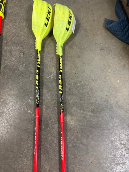 52in (130cm) Leki Racing Trigger Series Speed S Ski Poles (Used)