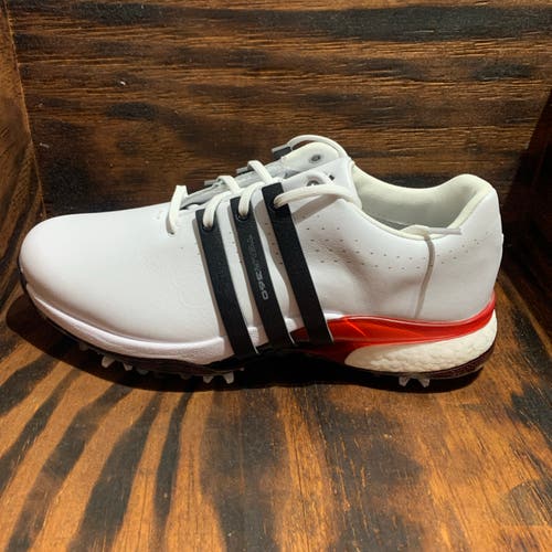 Adidas Mens Tour360 24 Golf Shoes Size 8 White/Red/Black IH8539