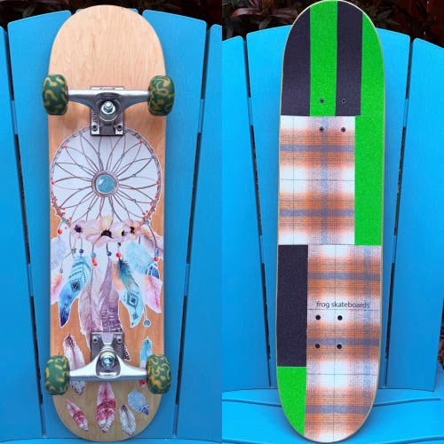 Custom Complete Dream Catcher Theme Skateboard 8.0 Element Trucks - Dyed Wheels