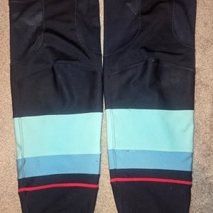 Seattle Kraken Fanatics MiC Away White Pro Stock Hockey Socks Size L