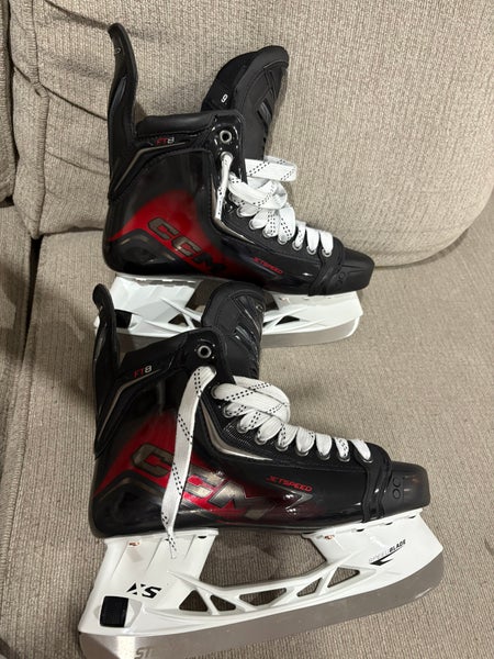 2025 CCM JetSpeed FT8 Pro Hockey Skates Regular Width 9 (New)