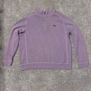 Purple Men's XL Tommy Bahama Sweatshirt (Used)