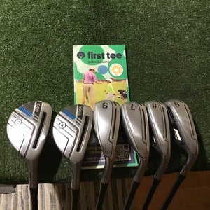 Adams Idea Hybrids/Irons Set 3H, 4H, 6-9 Irons Seniors Lite 55 Bassara Graphite