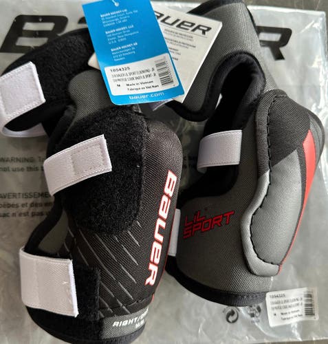 Junior Medium Bauer Hockey Elbow Pads (Brand New) Lil Sport