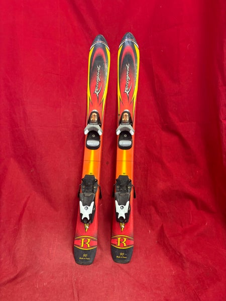 Kids Skis: Rossignol Rebel Kids Skis, 90 cm.
Bindings: Rossignol, binding Range: 220-252mm