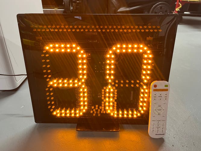 Basketball Shot Clock & LED Light with Remote Control