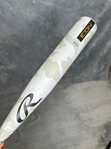 2025 Rawlings Icon Composite Bat USSSA Certified (-5) Composite 26 oz 31" (Used)