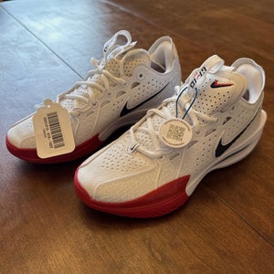 White Unisex Size M 8.0 (W 9.0) Adult Nike Air Zoom G.T. Cut 3 Shoes (Used)
