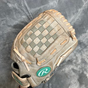 Gray Rawlings Sure Catch RH Pitcher's Baseball Glove 11.5" (Used)