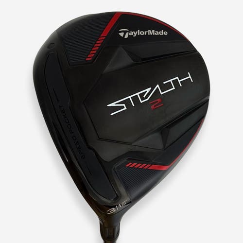 Taylormade Stealth 2 3 Wood 15° Left Handed Regular Flex Graphite Shaft