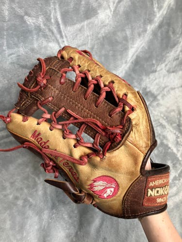 Brown Nokona LH Outfield Baseball Glove 12" (Used)